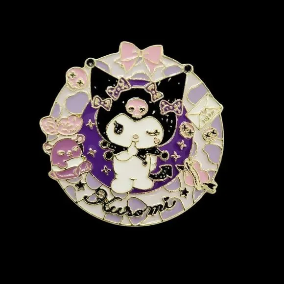 2/$20 Brand New Kuromi Pin Brooch #b - Picture 1 of 3